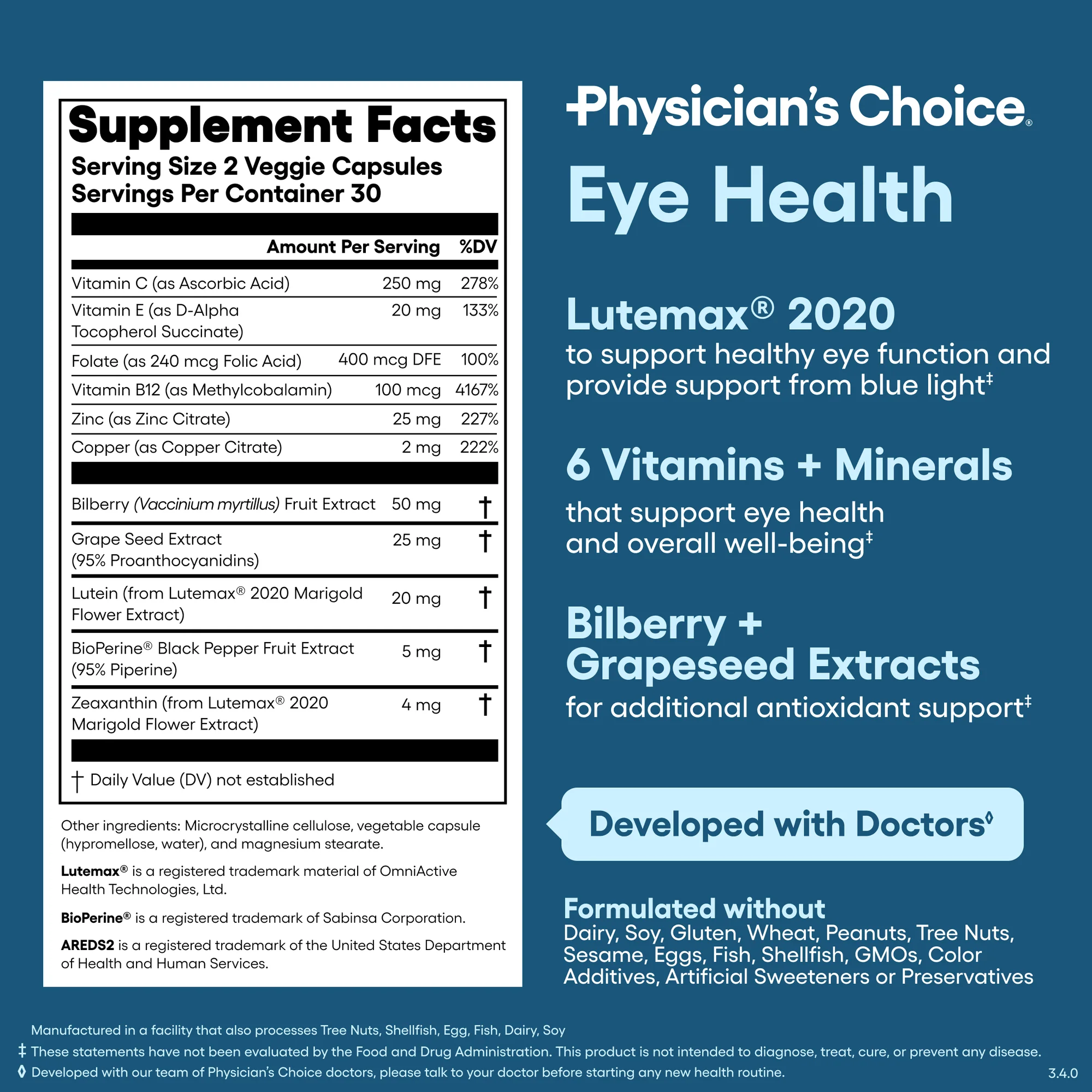 Physician’s Choice – Eye Health Supplement